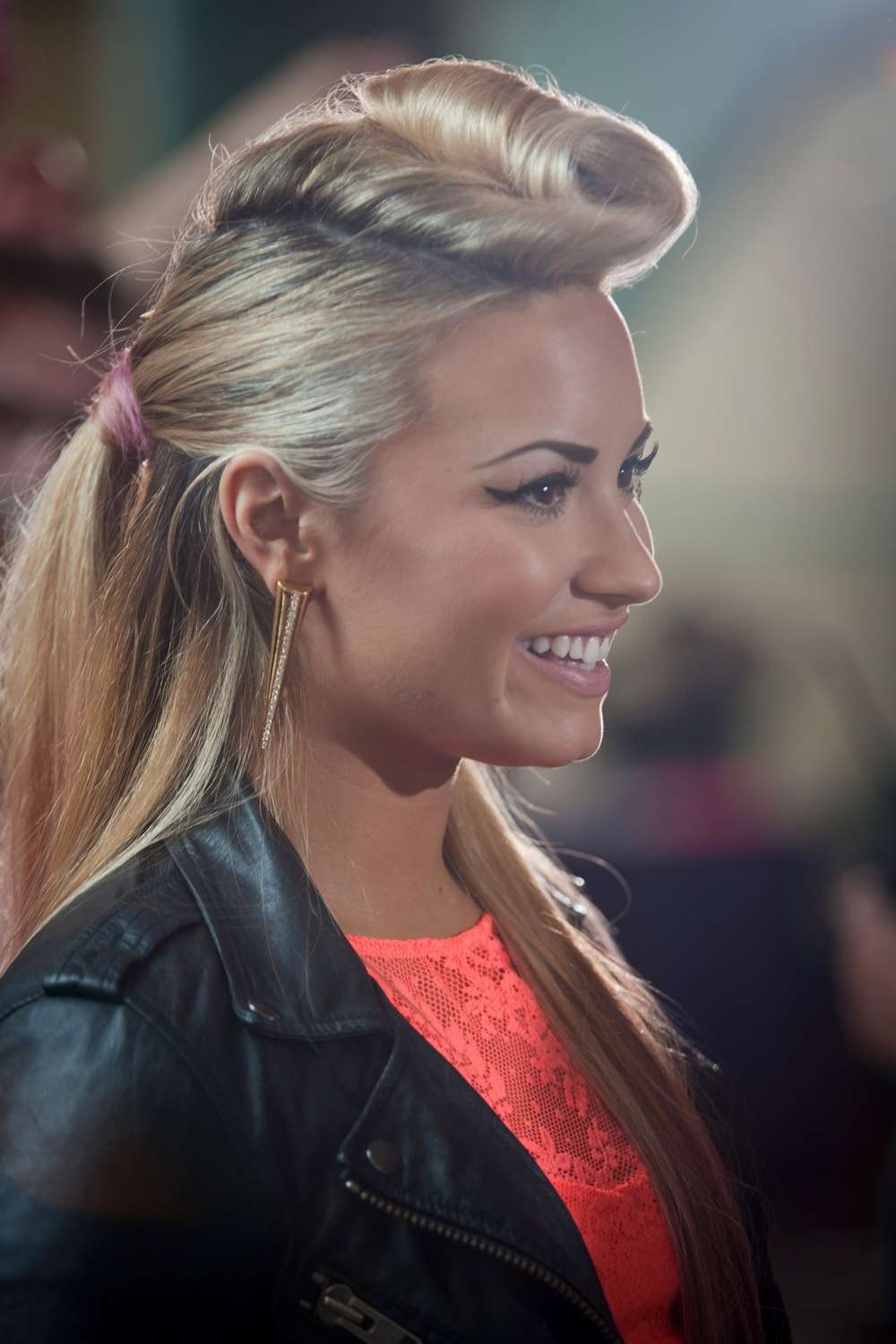 Demi Lovato at The X Factor auditions in Greensboro